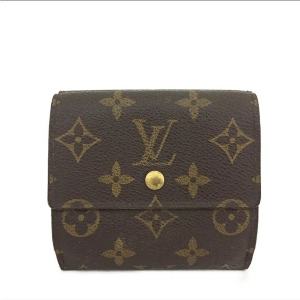 Louis Vuitton Monogram Portefeiulle Elise Trifold Wallet with Dustbag